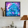 Diamond Painting-DIY Full Round Drill Dolphin(40*40CM)