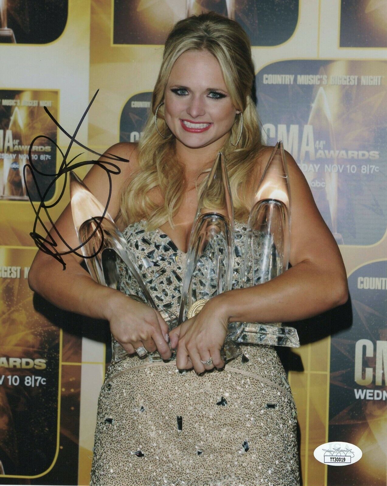 MIRANDA LAMBERT SIGNED AUTOGRAPH 8X10 Photo Poster painting - WILDCARD, REVOLUTION, PLATINUM JSA