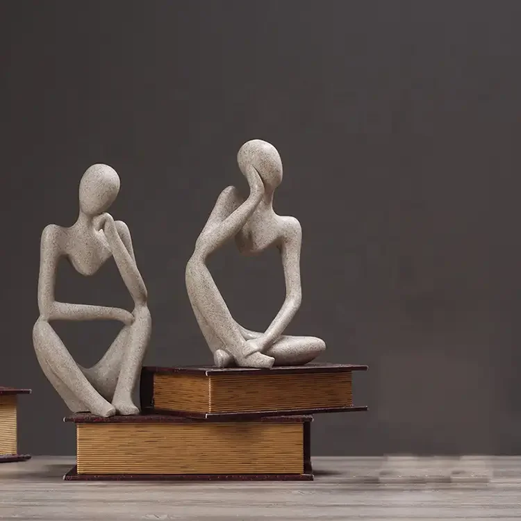 Click to enlarge Nordic Retro Ornaments Office & Living Room Decoration Furnishings Abstract Fiberglass Sculpture