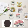(US Local)6pcs Cat DIY Diamond Painting Fridge Magnets Craft Kit