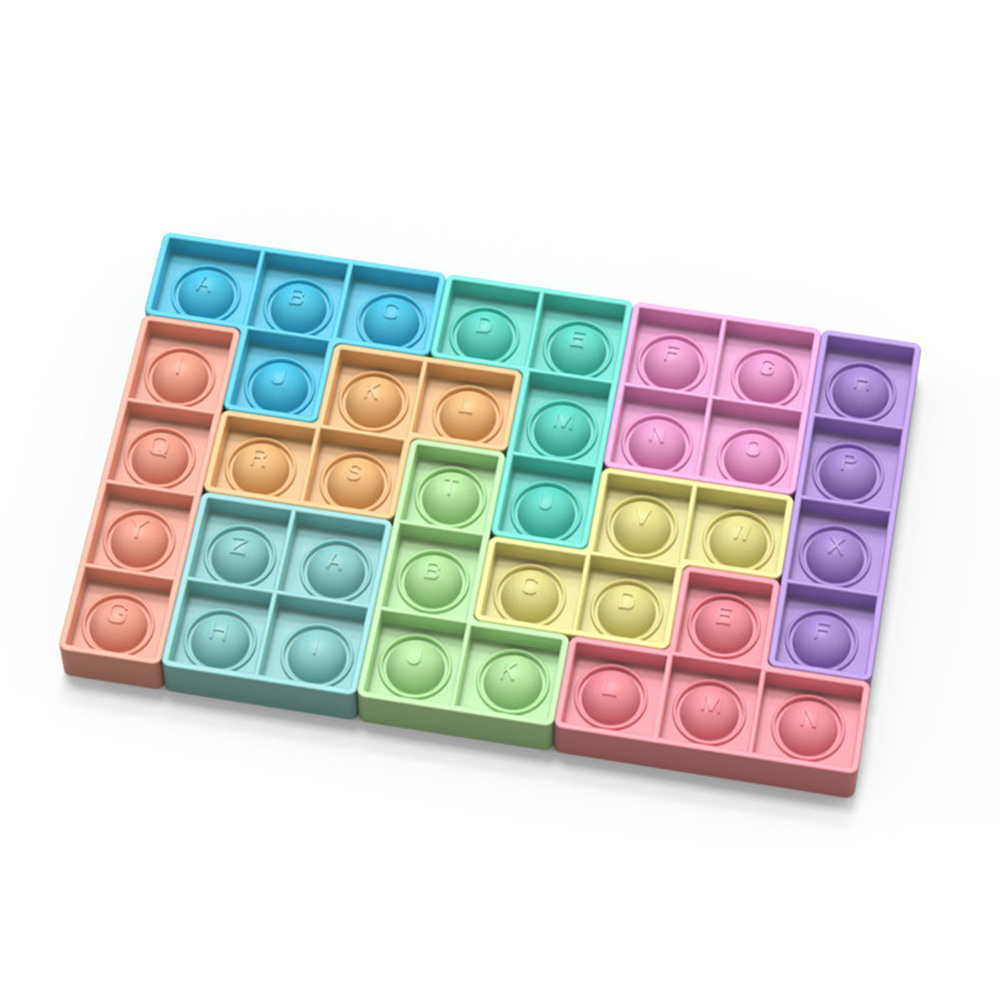 

10pcs Tetris Splicing - Pop It Fidget Toy, 501 Original