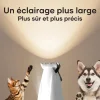 Tondeuse à poils d'animaux avec lumière LED
