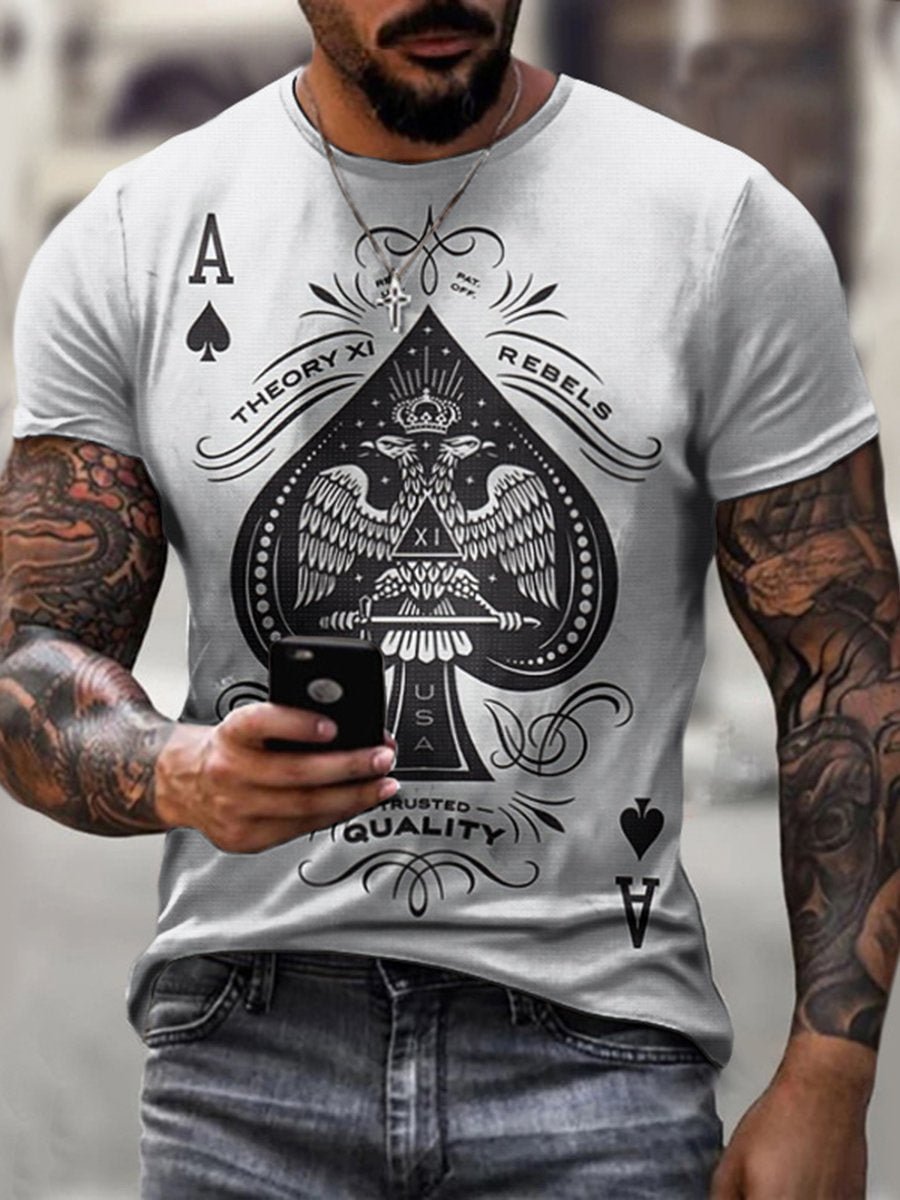 Men's Spades A Short Sleeve