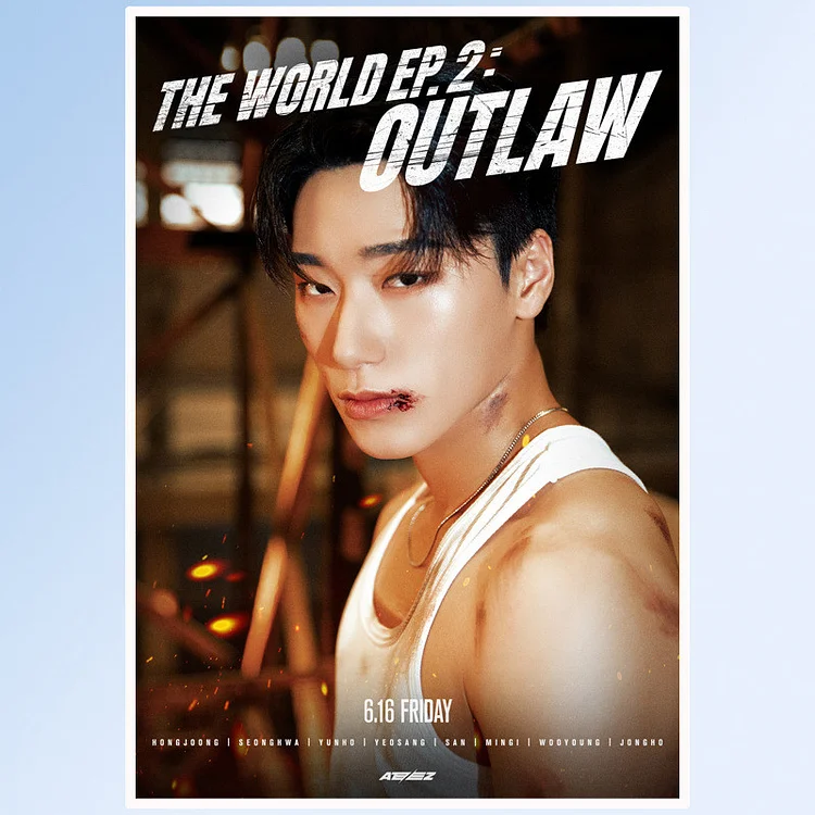 ATEEZ THE WORLD EP.2 : OUTLAW Character Poster