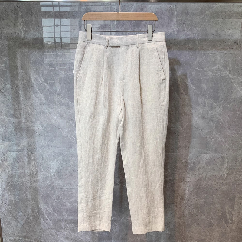 Men's Linen Casual Straight Loose Pants