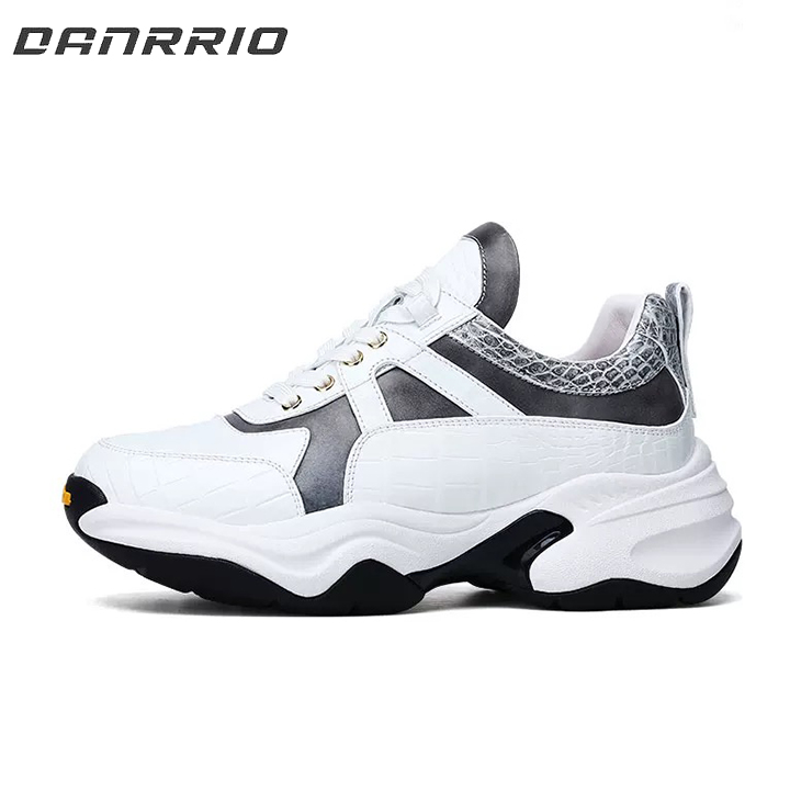 DANRRIO Luxury Fashion Alligator Leather Casual Sneakers DANRRIO.COM DANRRIO