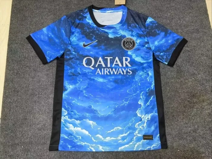 Fan Version 2025-2026 PSG Blue Soccer Jersey