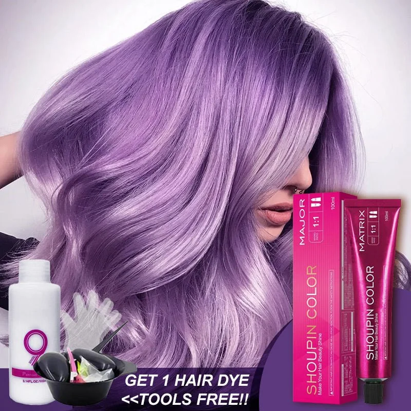 Damage-Free Semi-Permanent Hair Color Dye Set