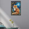 Diamond Painting -DIY Round Drill Fox in the Moonlight(30x45cm)