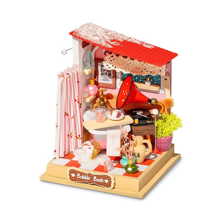 Rolife Schaumbad (Badezimmer) DIY Miniatur-Puppenhaus DS018 1:30