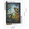 >SALE<5D DIY Full Round Drill Diamond Painting Stained Glass Bee Kit Home Decor(A3028)