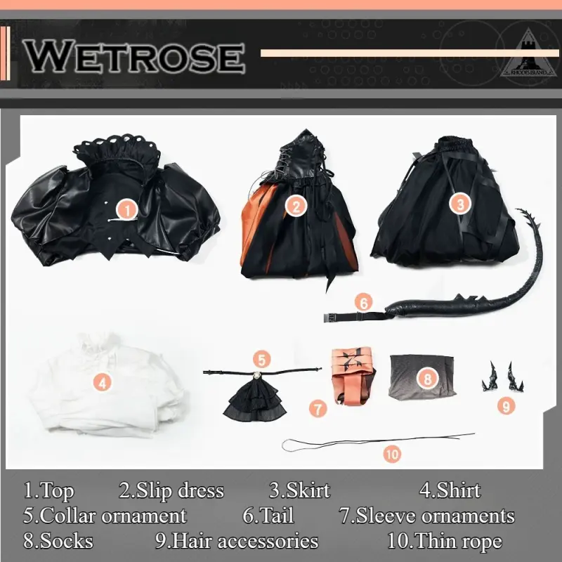 [Wetrose] Pre-Order Arknights Talulah Dress Game Outfit Cosplay Costume 