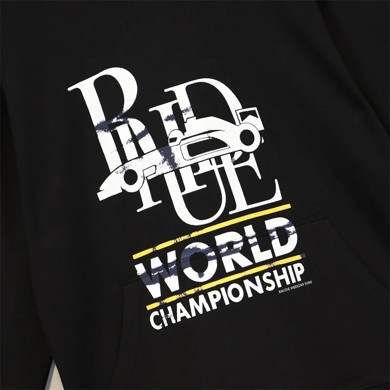 RHUDE 2023 new hoodie sports sweater