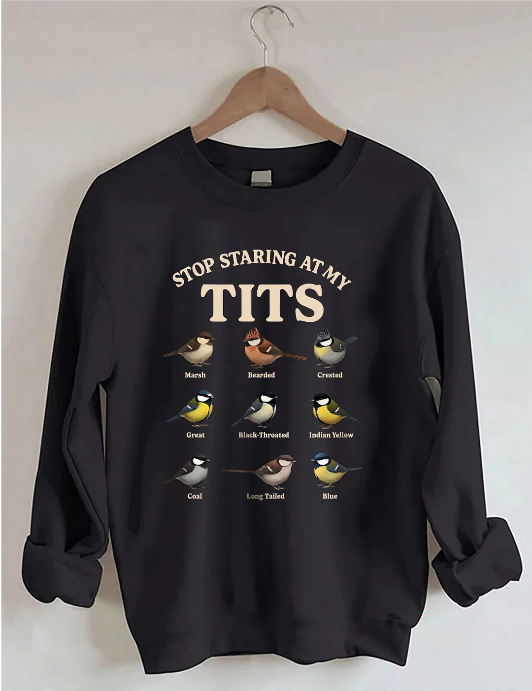 Stop Staring At My Tits Sweatshirt
