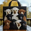 Sheep Serenity Quilted Tote Bag GFTOHD8556🔥All items are shipped in a default size of 15x14 inches.