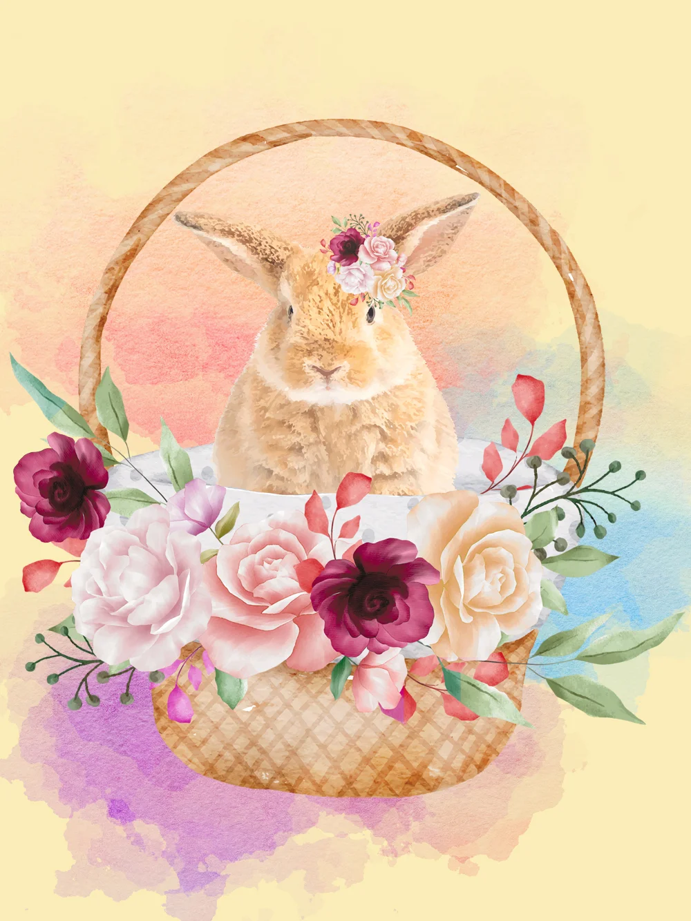 Diamond Painting - Full Round/Square Drill - Rabbit(30*40 - 50*60cm)