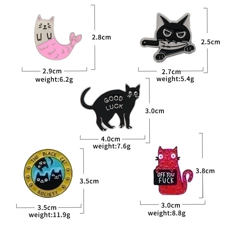 Cartoon Style Cute Cowboy Style Animal Alloy Stoving Varnish Plating Kid’s Unisex Brooches Collar Pin