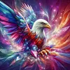 >SALE<5D DIY Full Round Drill Diamond Painting Hawk Kit Home Decoration 30x30cm