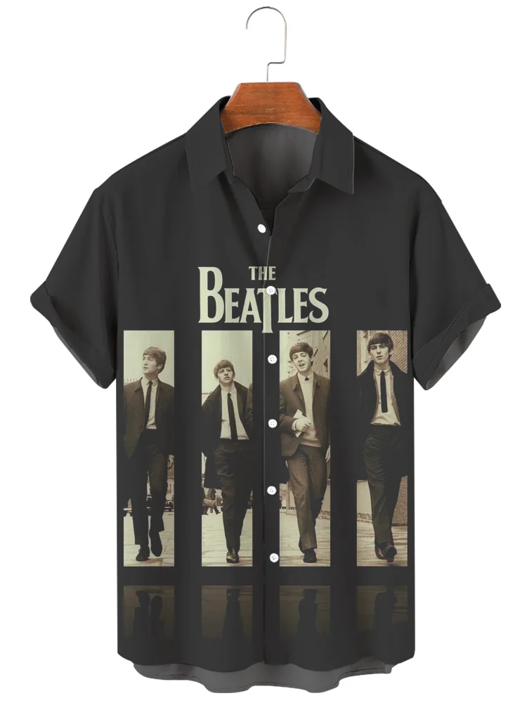 Teecade Teecade The Beatles Band Art Print Shirt