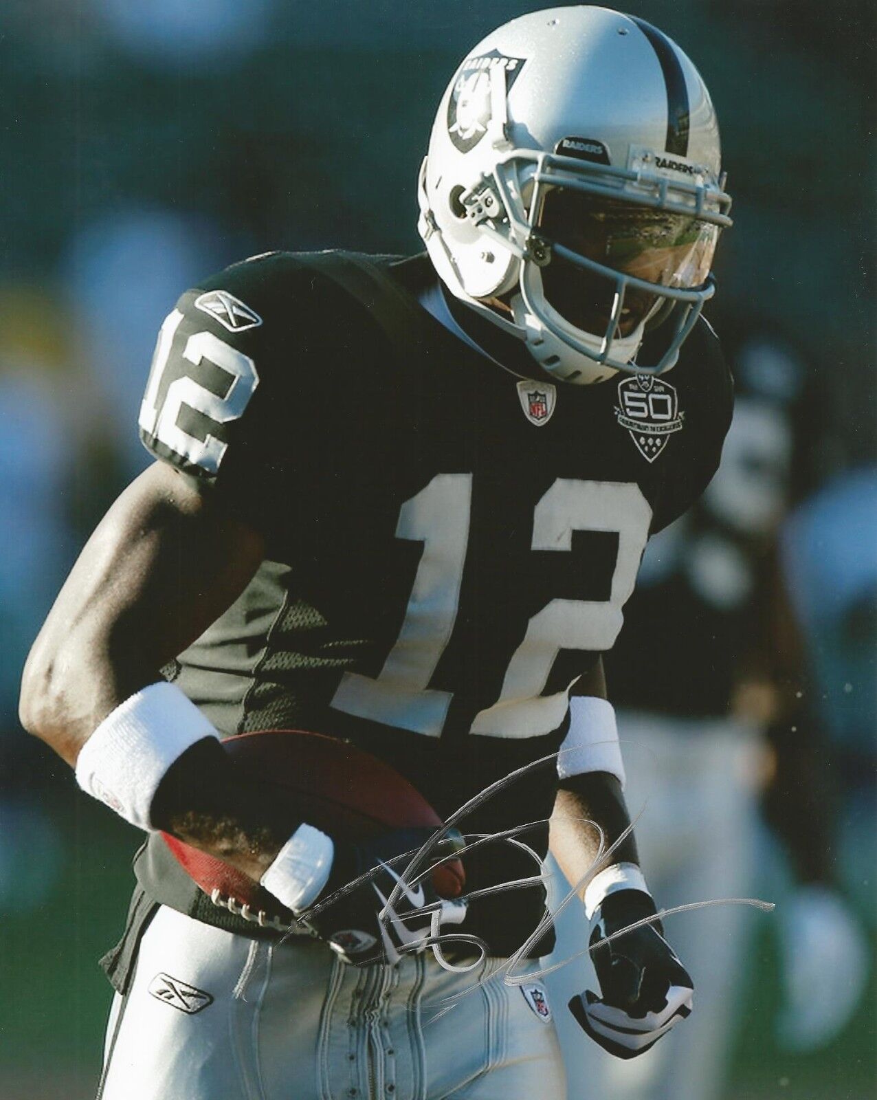 DARRIUS HEYWARD-BEY SIGNED OAKLAND RAIDERS 8x10 Photo Poster painting w/COA