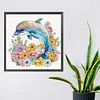 Diamond Painting-DIY Crystal Rhinestone Dolphin