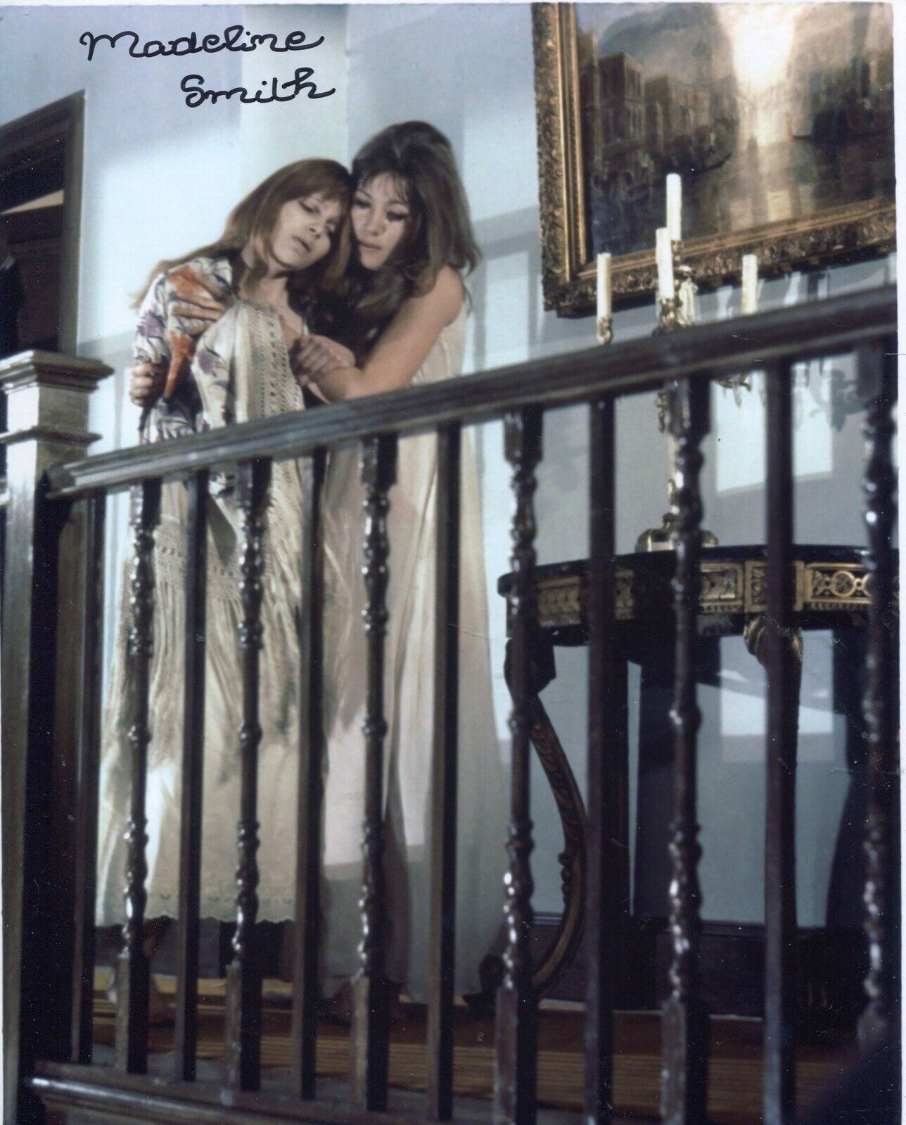 Bond girl MADELINE SMITH signed LESBIAN VAMPIRE LOVERS movie Photo Poster painting - UACC DEALER