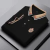 Men's Fashionable and Comfortable Business Casual Embroidered POLO Shirt
