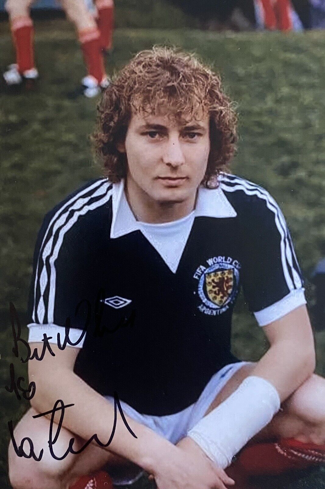 Asa Hartford Genuine Hand Signed Scotland 6X4 Photo Poster painting 4