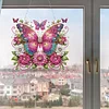 (US Only)Flowers Butterflies Diamond Painting Hanging Pendant DIY Diamond Ornaments