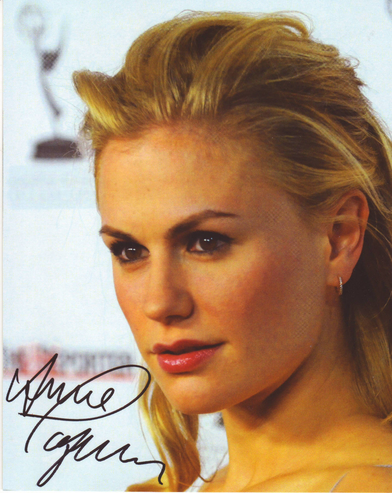 ANNA PAQUIN AUTOGRAPH SIGNED PP Photo Poster painting POSTER