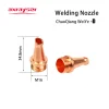 Welding Nozzle for Welding Torch M16 Hand Held Scale Tube Protective Windows Focusing Lens CQWY WEIYE Head Fiber Machine Parts