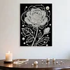 (30x40cm)DIY Pearl Painting Framed Rose Flower Handmade Pearl Material Art Kit Living Room Decor