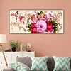 (Big Size)Peony - 11CT Counted Cross Stitch - 110*40cm - Flower