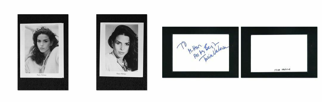 Tasia Valenza - Signed Autograph and Headshot Photo Poster painting set - Bold & the Beautiful