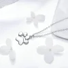 Pet&lsquo;s Footprint Pendant Necklace 925 Sterling Silver