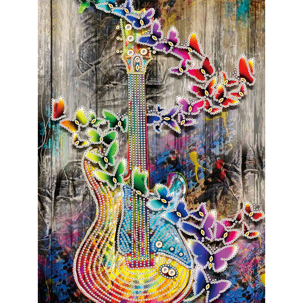 

Guitar - Special Shaped Diamond Painting - 30*40CM, 501 Original