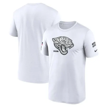 Men's Jacksonville Jaguars  White 2024 Salute To Service Legend Performance T-Shirt