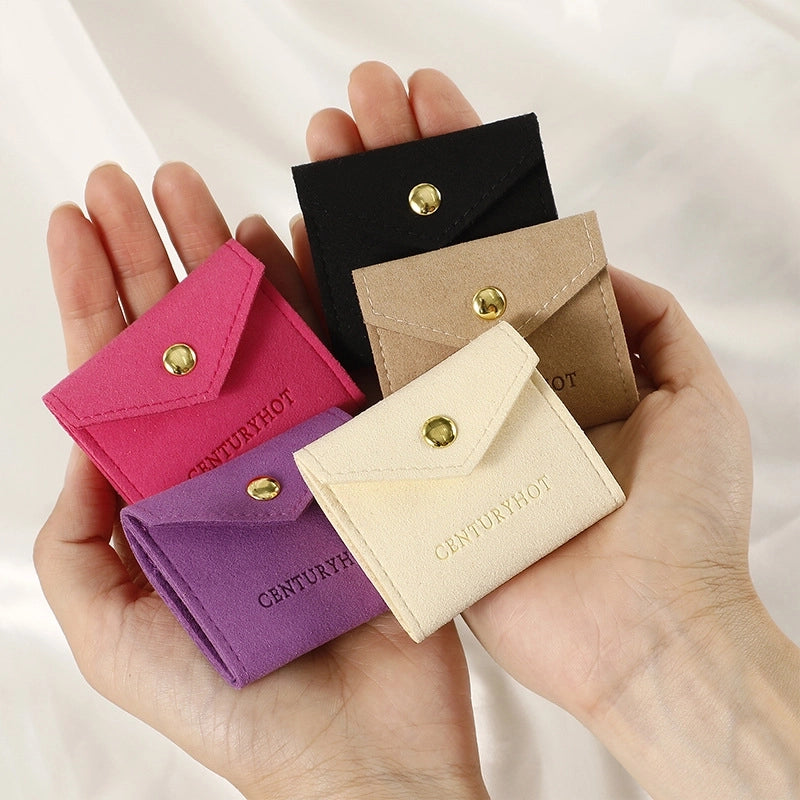 1 Piece Super-filament Elegant Lady Minimalist Holiday Travel Selfie Solid Color Jewelry Packaging Bags4