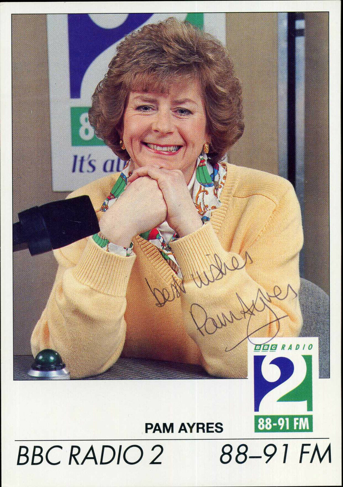 PAM AYRES Signed Photo Poster paintinggraph - Radio DJ / Host / Poet - preprint