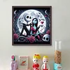 Jack And Sally In The Moonlight-11CT Stamped Cross Stitch 40*40cm/15.75*15.75in
