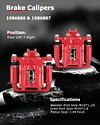 cciyu 19B6886 19B6887 Rear Left & Right Brake Calipers With Bracket For Acura For RDX 2013-2018,For Honda For Crosstour 2012-2015,For Honda For CR-V 2007-2016