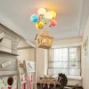 Balloon Creative Dream Cartoon Flying House Ceiling Lamp lampswell