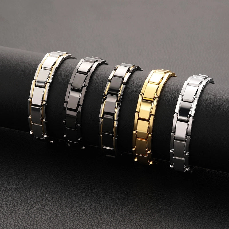 Fashion Geometric Metal Men's Bracelets 1 Piece