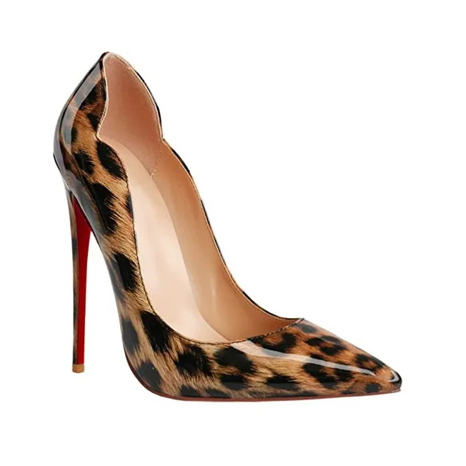 Classic Women's Red Bottom High Heels for Party Wedding Pumps-MERUMOTE