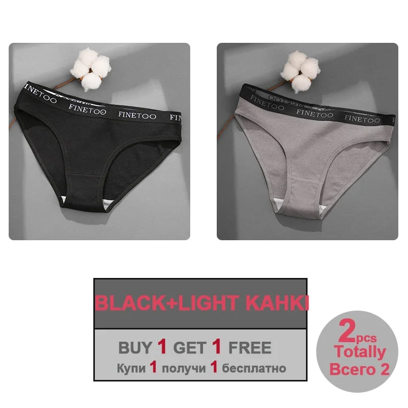 Sexy Cotton Panties for Woman Underwear Soft Letter Belt Women's Underpants Girls Lingerie Briefs Comfort Ladies Intimate M-XL