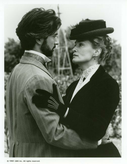 David Strathairn Jessica Lange O Pioneers 1992 Original Press TV 7x9 Photo Poster painting