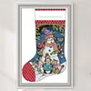 Carol Stocking -16CT Stamped Cross Stitch Kit(30*44cm)