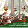 DIY Wooden Diamond Painting Christmas Ornaments Kit 12Pcs Resin Gem Holiday