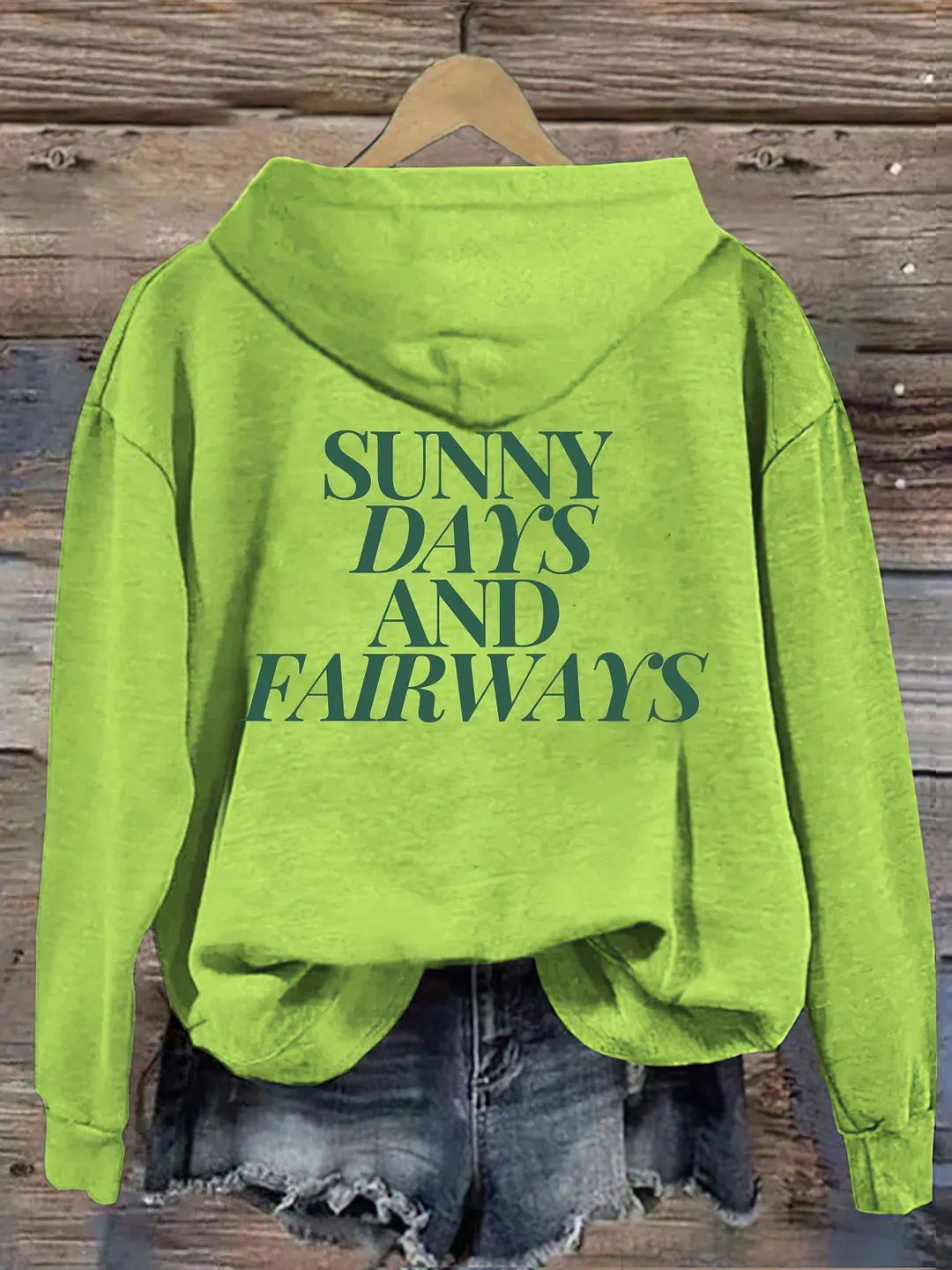Sunny Days And Fairways Golf Hoodie