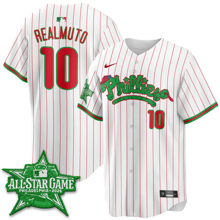 Youth Philadelphia Phillies #10 REALMUTO White 2026 MLB All-Star Jersey